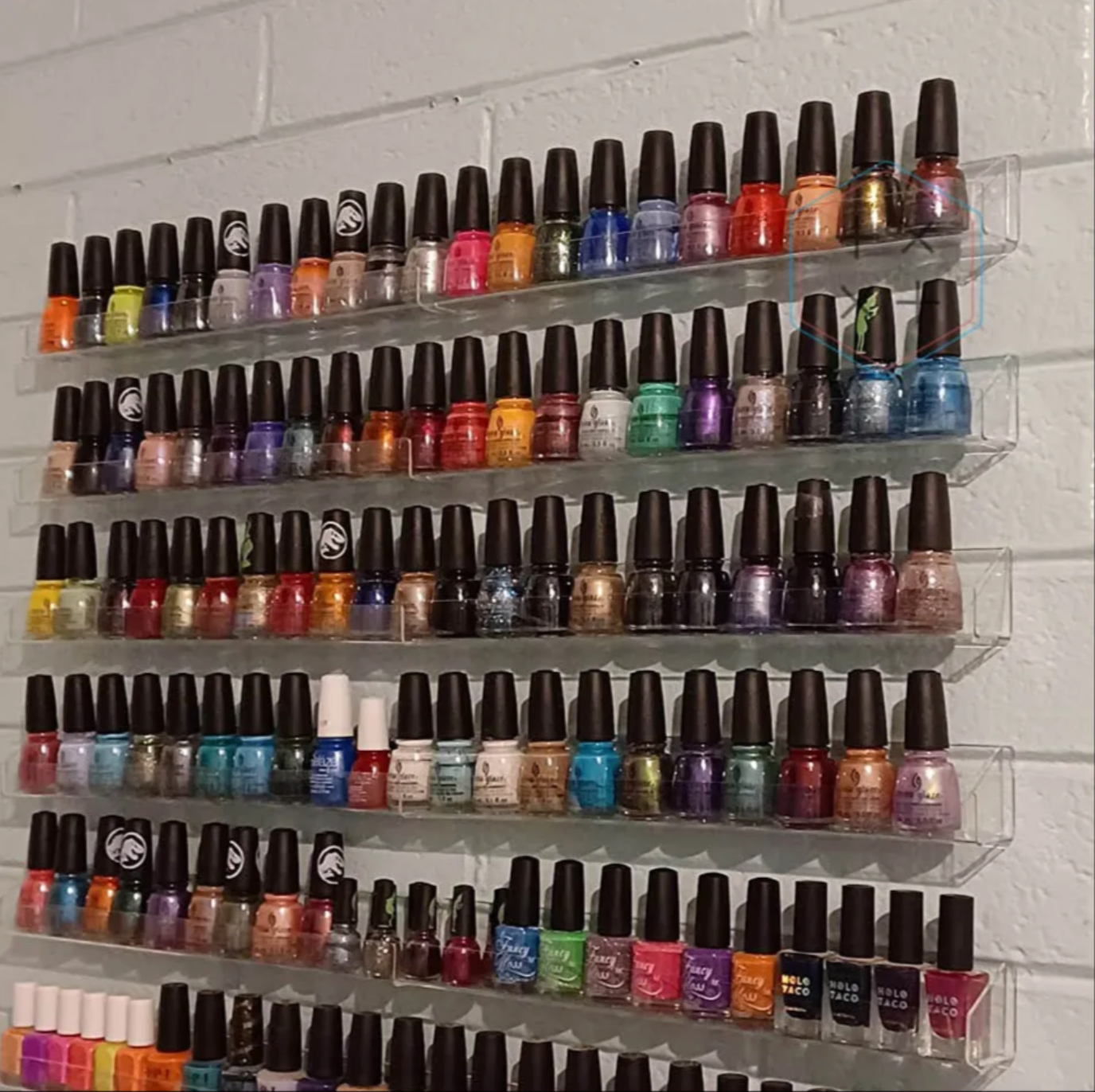 Estantes de Acrilico para Esmaltes de Uñas Set de 4