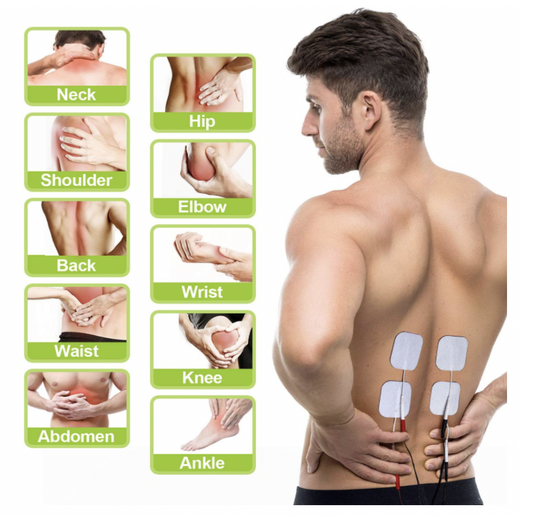 Electroestimulador Muscular Tens De Doble Canal Auvon