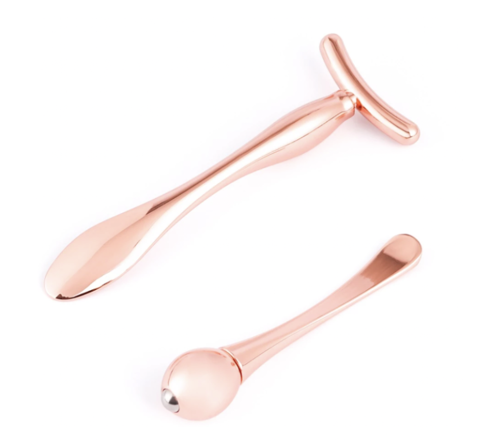 Set de Espatulas de metal para masaje facial
