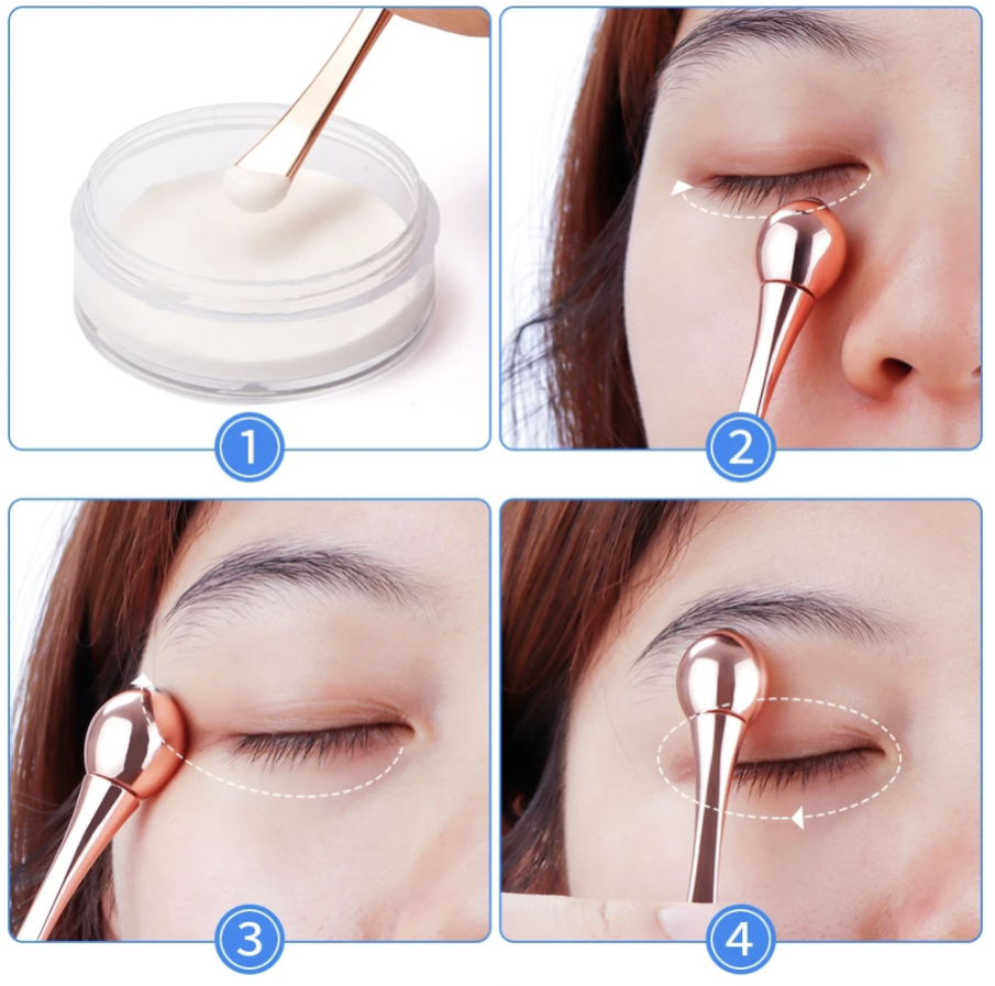 Set de Espatulas de metal para masaje facial