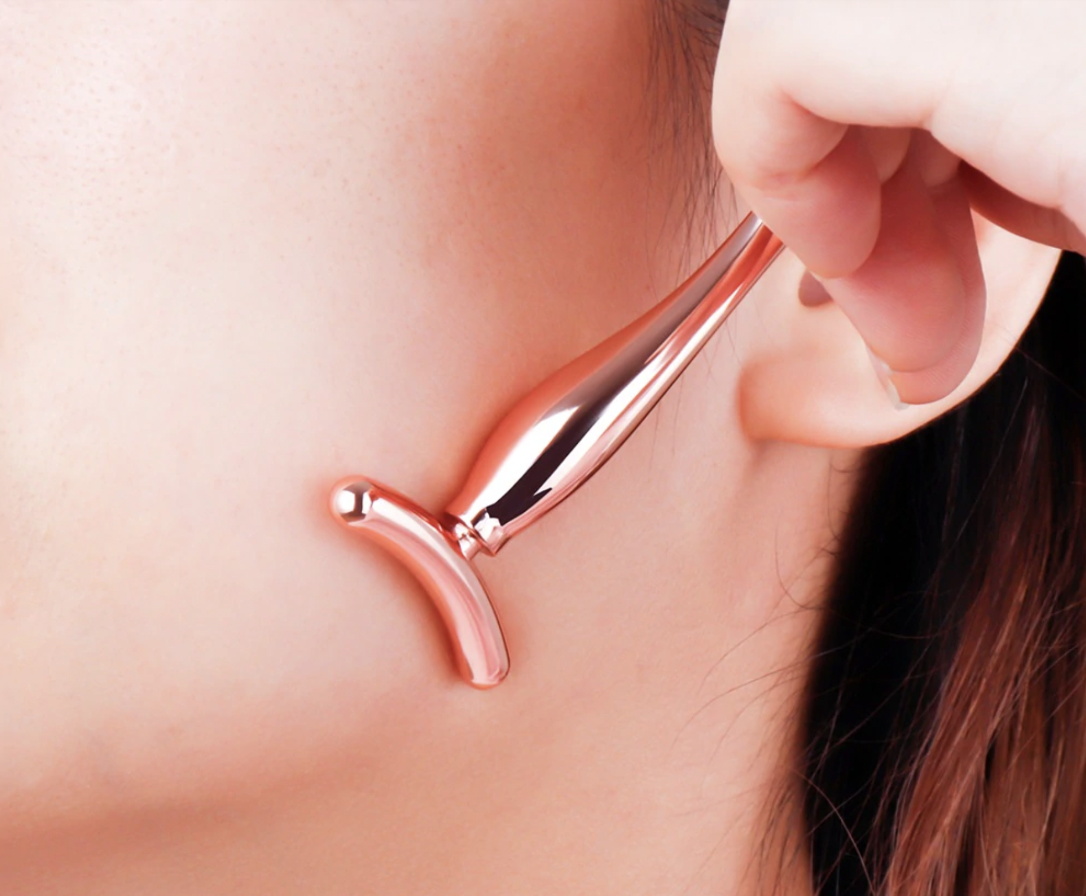 Set de Espatulas de metal para masaje facial