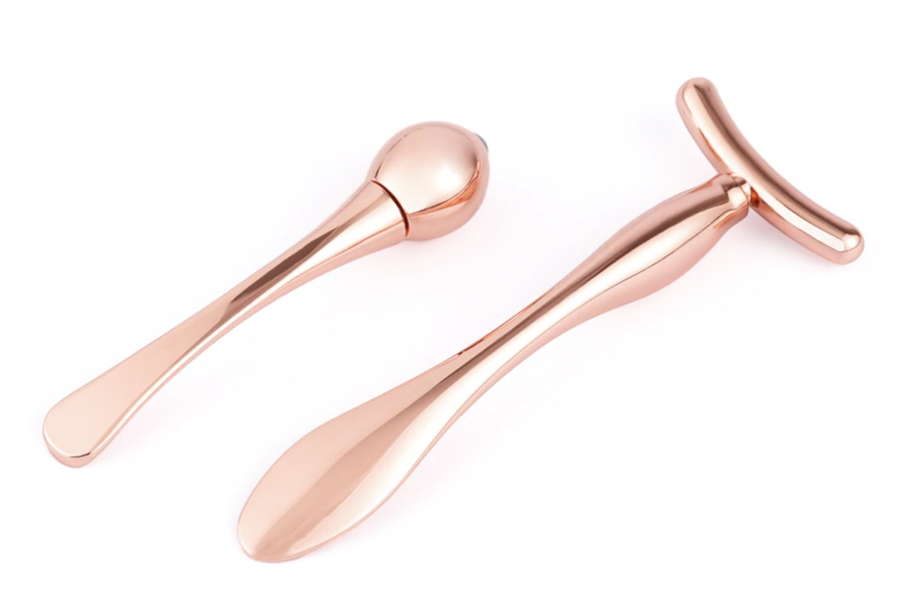 Set de Espatulas de metal para masaje facial
