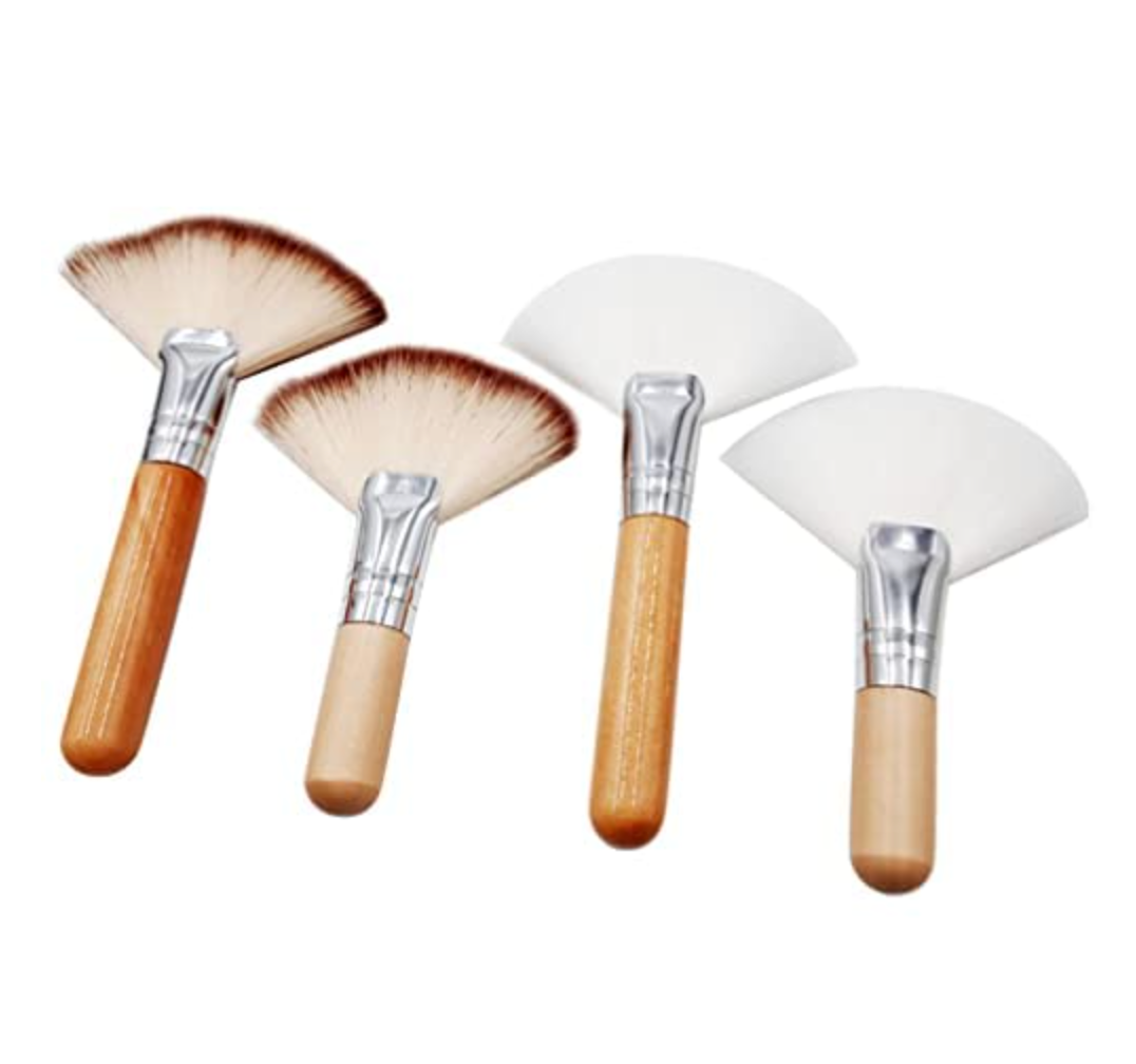 Pack de 2 Brochas Pinceles Abanico Soft