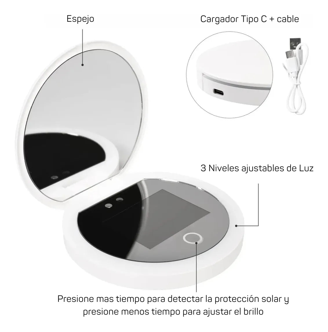 Espejo Inteligente con Detección de Protector Solar