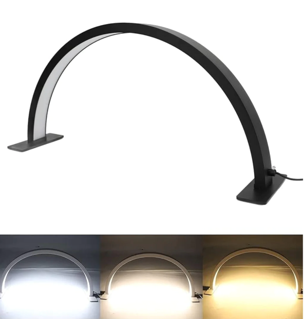 Lampara Half Moon de Mesa - Tamaño Grande - Luz Potente