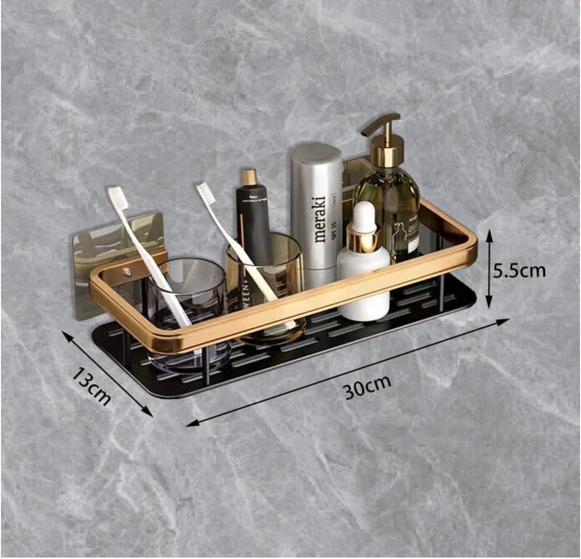 Estante Organizador De Ducha Set X 2 Baño Aluminio