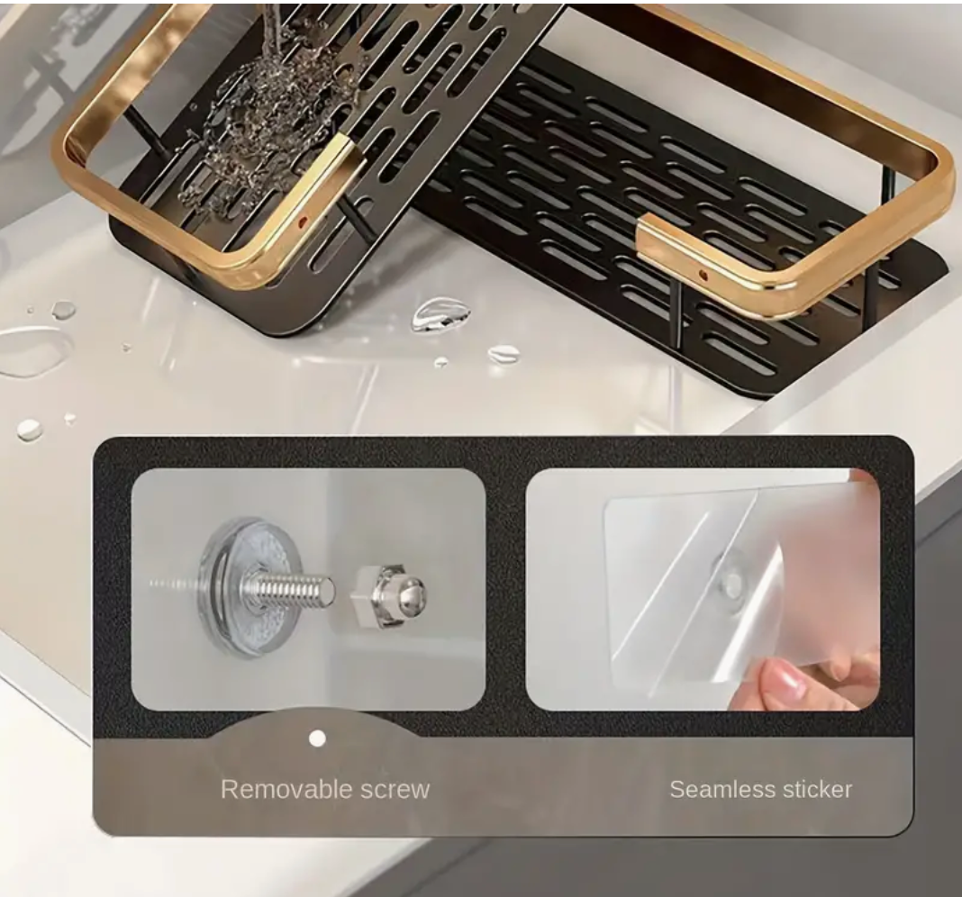 Estante Organizador De Ducha Set X 2 Baño Aluminio