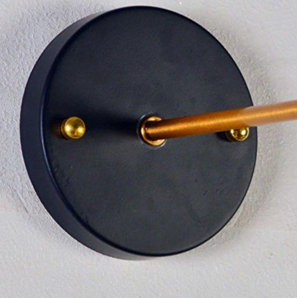 Lampara Colgante O Pared Portalamparas Bronce Vintage Retro