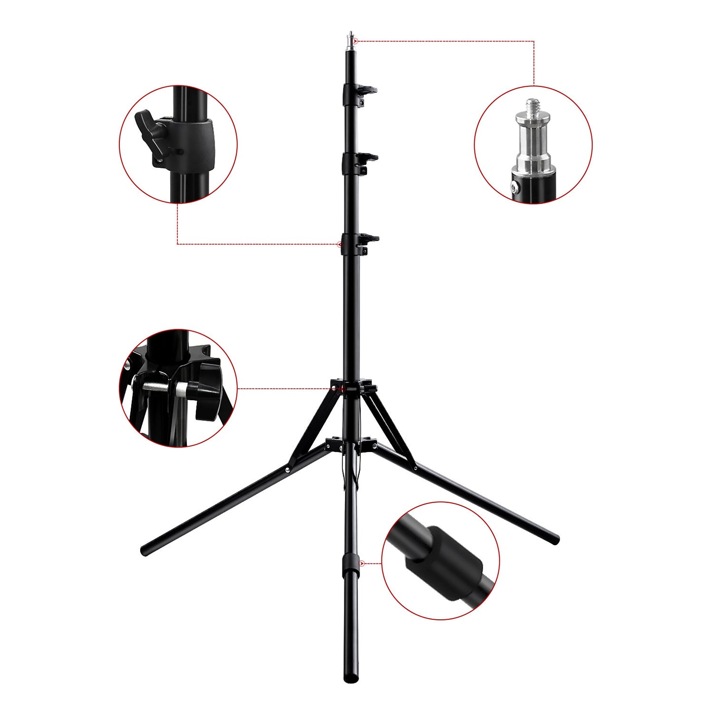 Luz Led Estrella Gigante Profesional con tripode para Maquillaje, Estudio de fotografia, etc