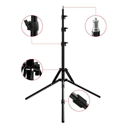 Luz Led Estrella Gigante 92cm 180W 1152 LEDs Trípode Dimmer
