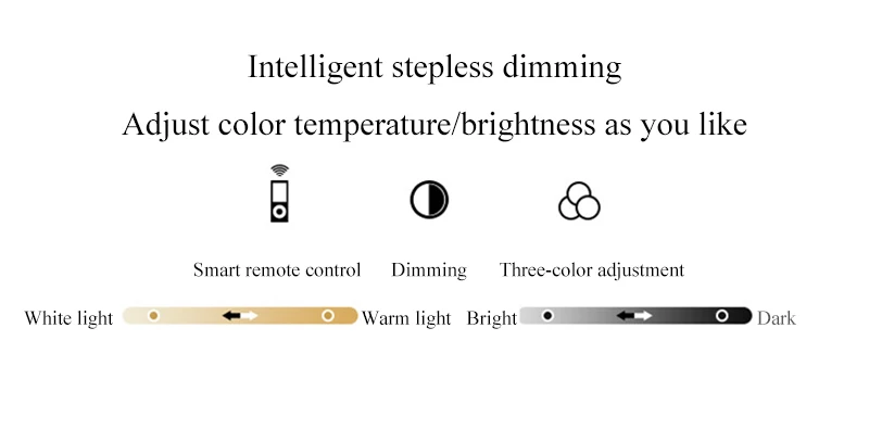 Lámpara LED de pie de arco para sala de estar con control remoto,  moderna regulable con control remoto