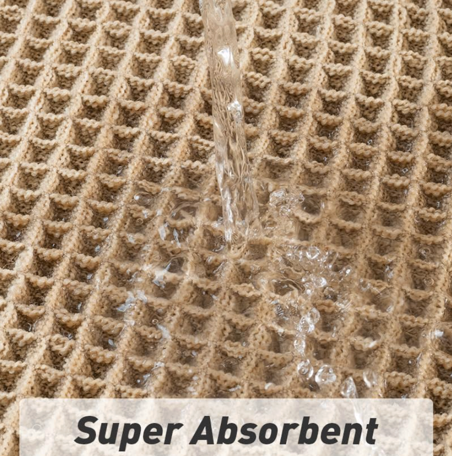 Alfombra de Baño con Diseño Gofre Super Absorbente