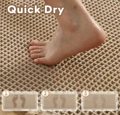 Alfombra de Baño con Diseño Gofre Super Absorbente