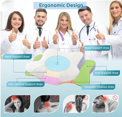 Almohada Cervical Ortopedica Contorneada
