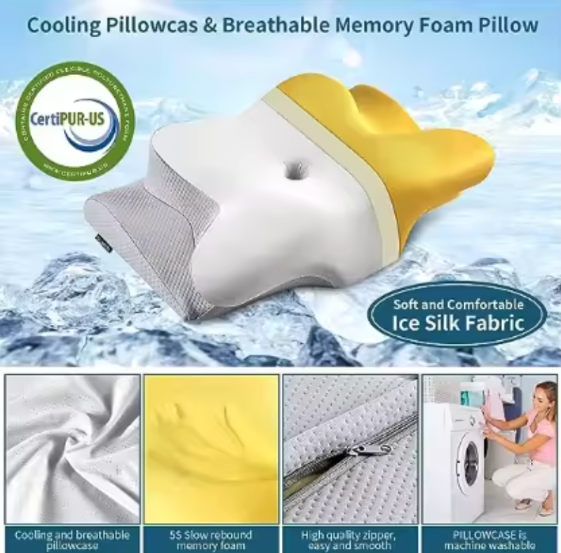 Almohada Cervical Ortopedica Contorneada