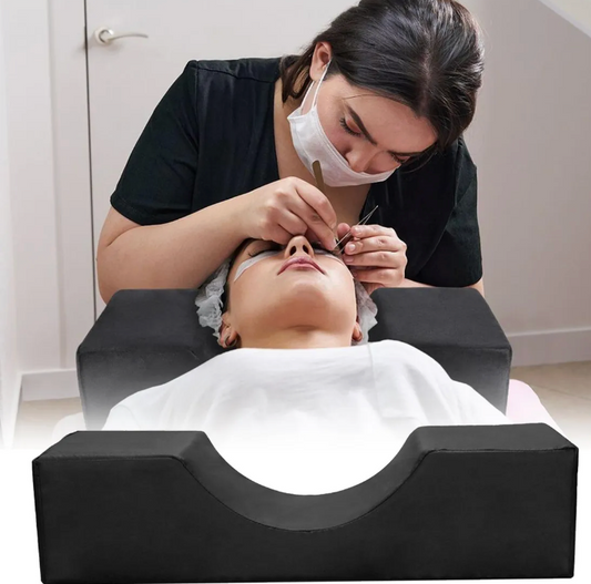 Almohada Ergonómica Camilla Extensiones de Pestañas