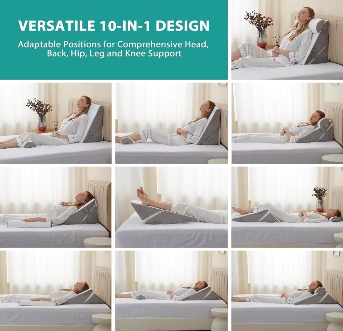 Almohadas Almohadón en Cuña Ortopédicas – 3 Piezas