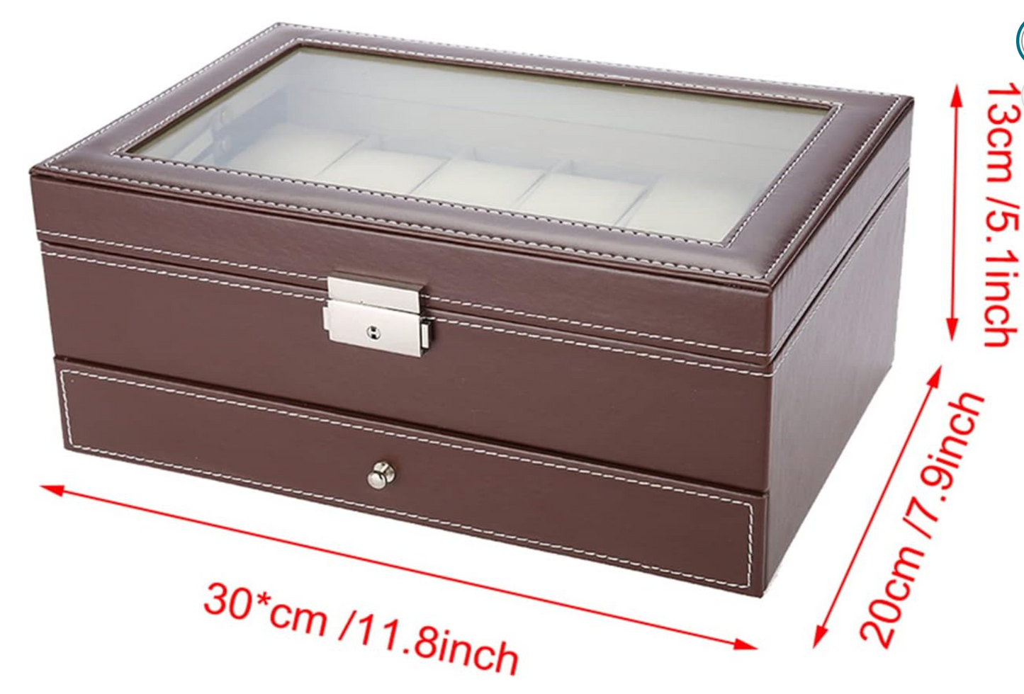 Caja Estuche de Relojes y Joyas Relojero Premium