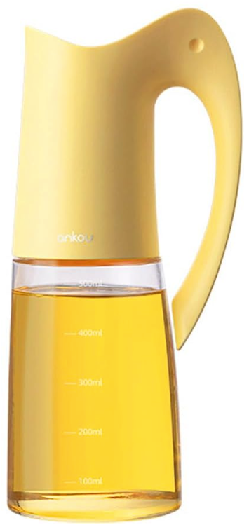 Aceitera de Vidrio con tapa abatible para cocina Aceite, Vinagre