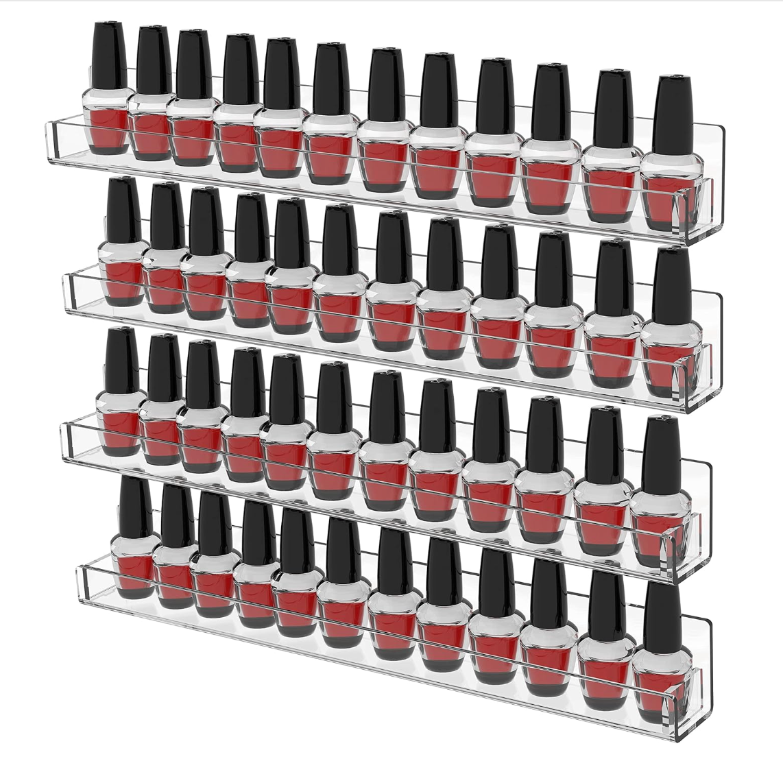 Estantes de Acrilico para Esmaltes de Uñas Set de 4