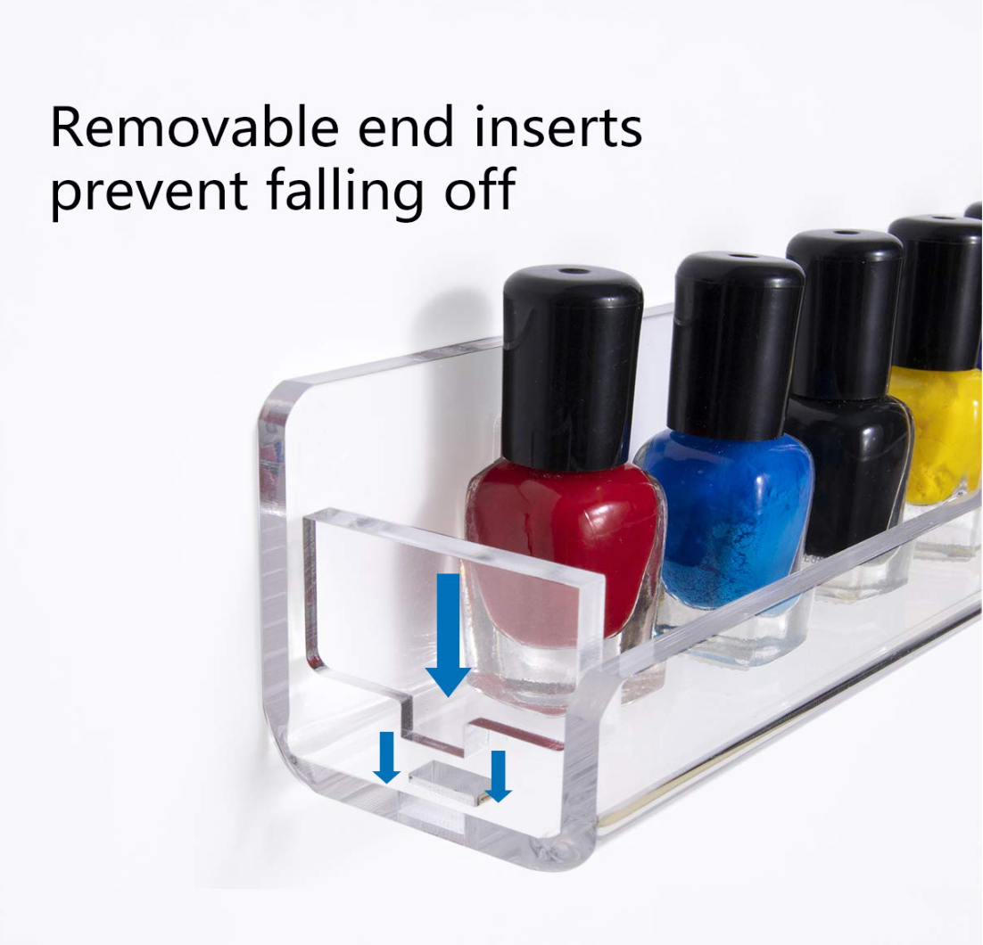Estantes de Acrilico para Esmaltes de Uñas Set de 4