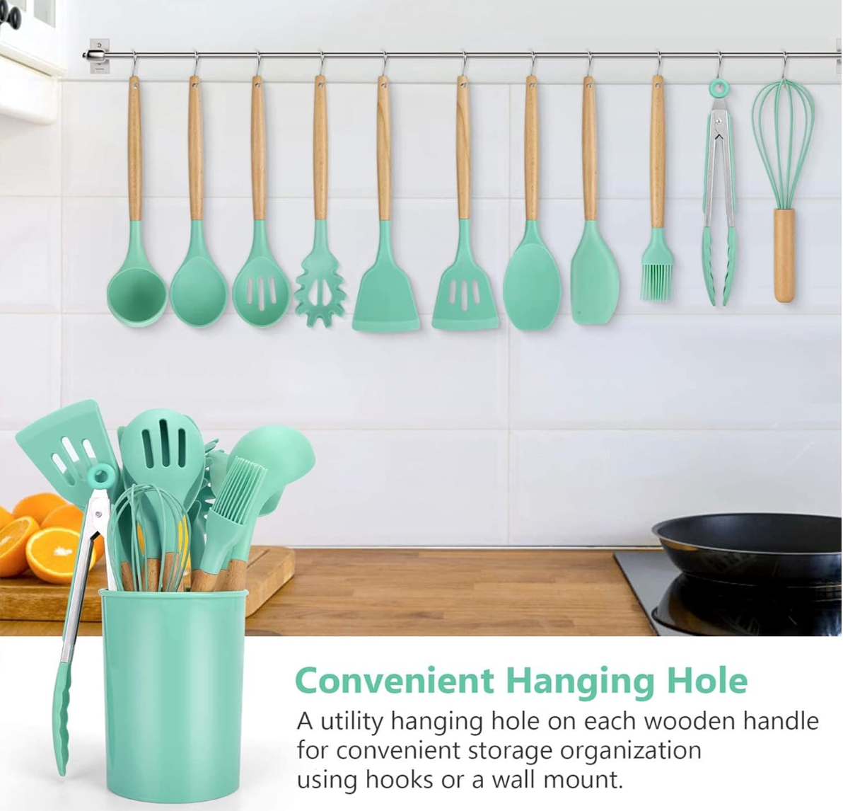 Set de 12 Utensilios de Cocina