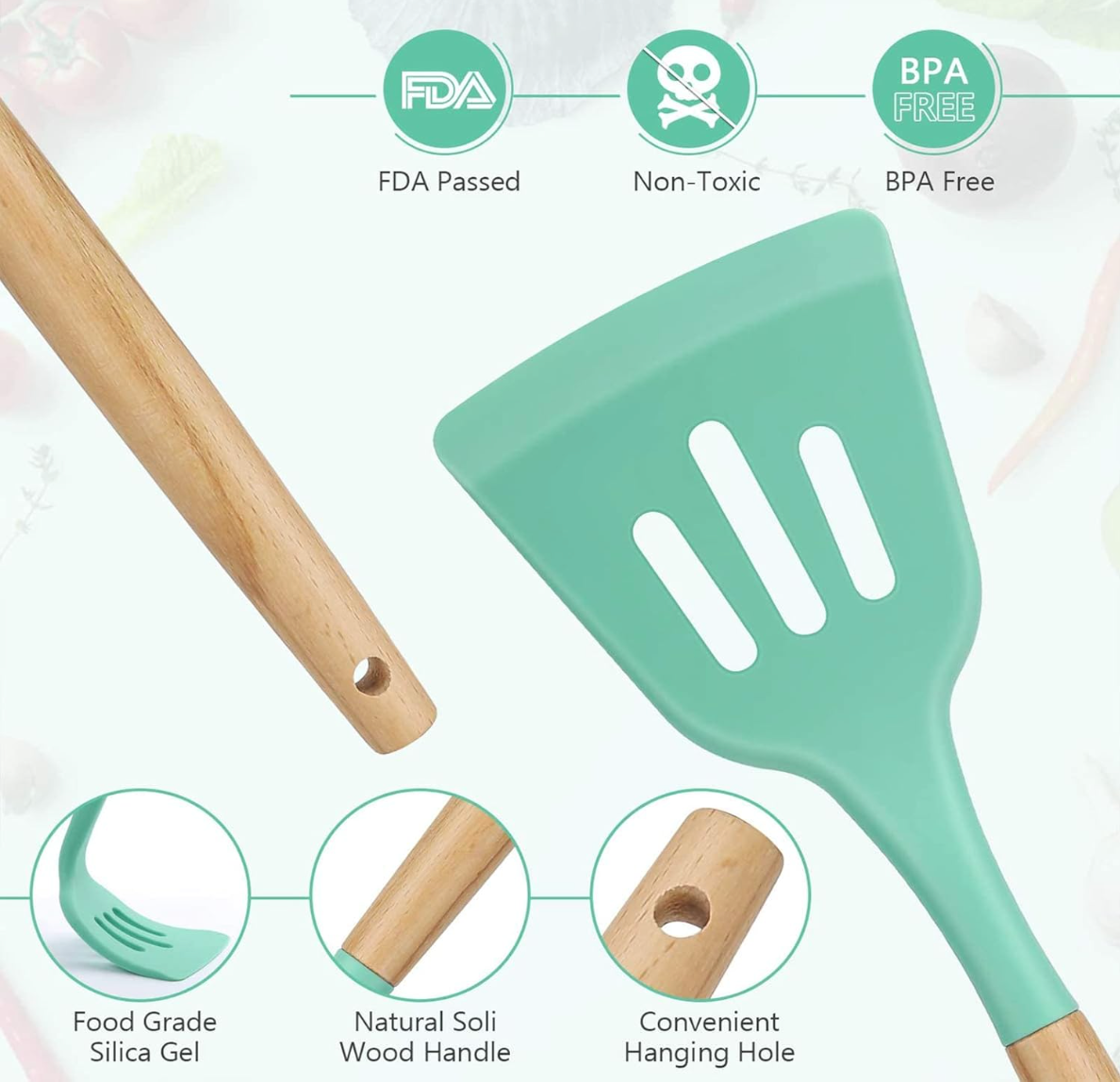 Set de 12 Utensilios de Cocina