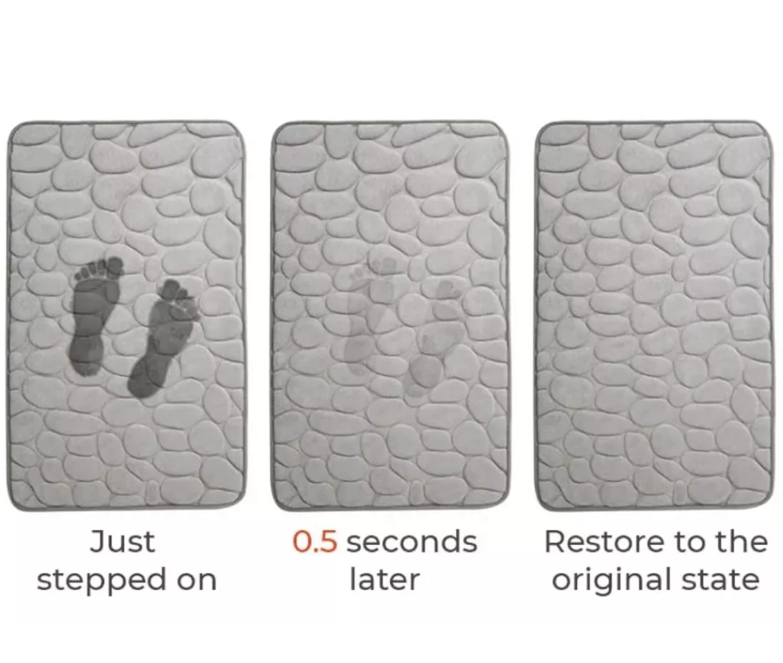 Alfombra de Baño con Memoria Súper Absorbente