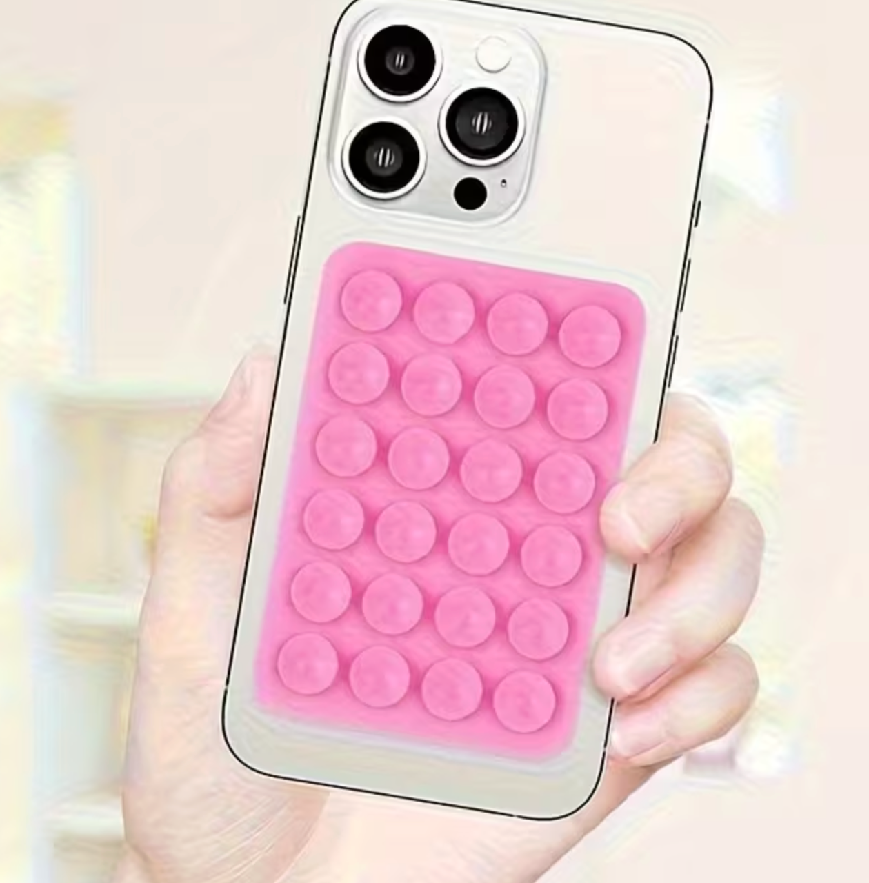 Pack x 3 Ventosa para Celular de Silicona Octopus