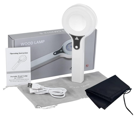 Lampara Luz de Wood Portable a Bateria Recargable