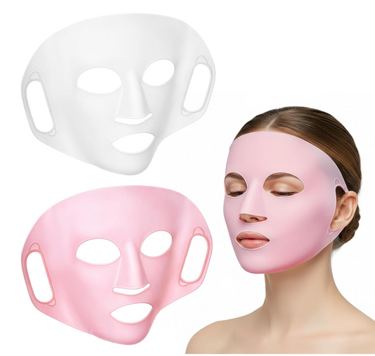Máscara Facial Silicona 3D Reutilizable Antiage Hidratante