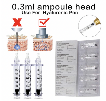 Ampollas cartuchos para hyaluron pen 0,3ml