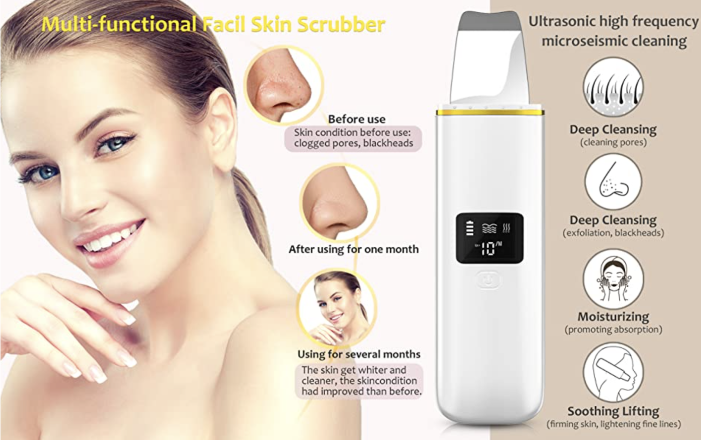 Espatula Facial Ultrasonica