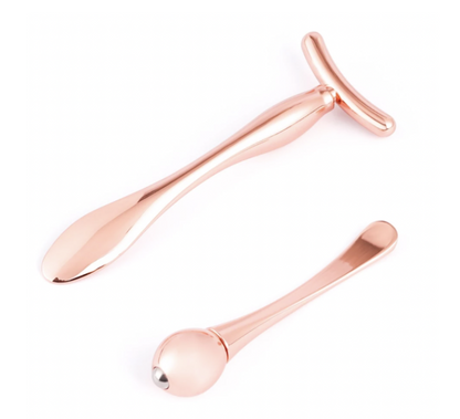 Set de Espatulas de metal para masaje facial