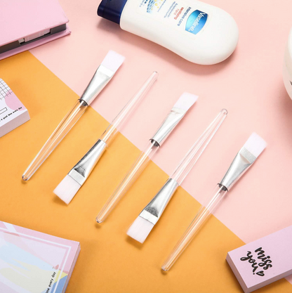 Pack de 5 Pinceles Para Aplicación De Ácidos, Máscaras, Maquillaje