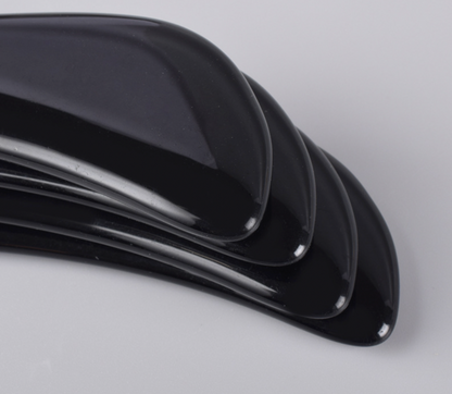 Piedra Guasha en S De Obsidiana Negra