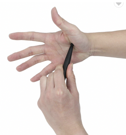 Guasha Varita De Obsidiana Negra Reflexología