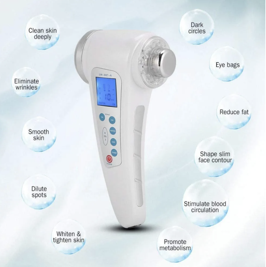 Ultrasonido Portátil 1 y 3 Mhz Facial y Corporal