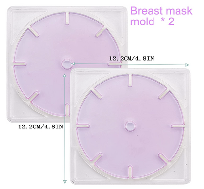 9 Moldes para hacer máscaras de cuello, nariz,  labios, ojos y pecho