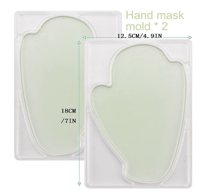 9 Moldes para hacer máscaras de cuello, nariz,  labios, ojos y pecho