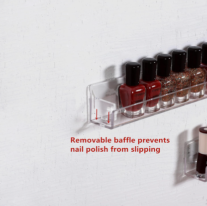 Estantes de Acrilico para Esmaltes de Uñas Set de 4
