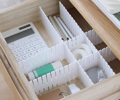 Separadores Divisores Cajón Set 4 Ajustables Cortables PP