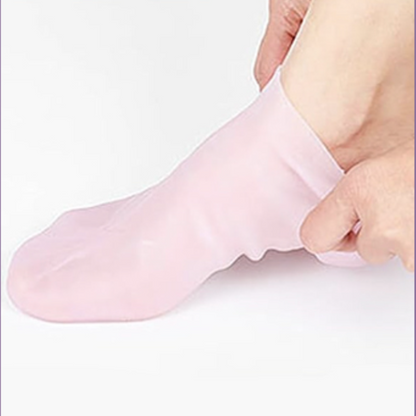 Set de Medias Calcetines y Guantes de Silicona Hidratantes
