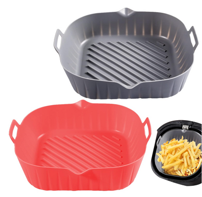 Bandeja Molde de Silicona para Freidora Set de 2