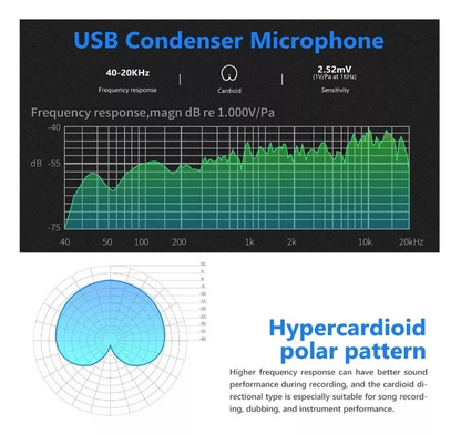 Micrófono BM-800 Condensador Adiodifusión Y Grabación
