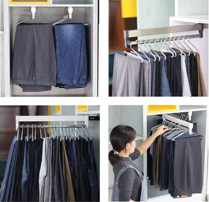 Perchero Colgador de Ropa Extensible para Ropero
