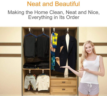 Perchero Colgador de Ropa Extensible para Ropero