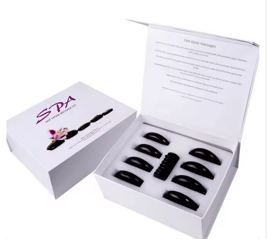 Set de 16 Piedras Calientes para Masaje