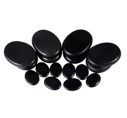 Set de 16 Piedras Calientes para Masaje