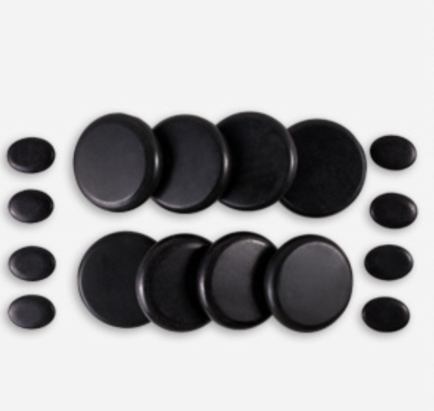 Set de 16 Piedras Calientes para Masaje